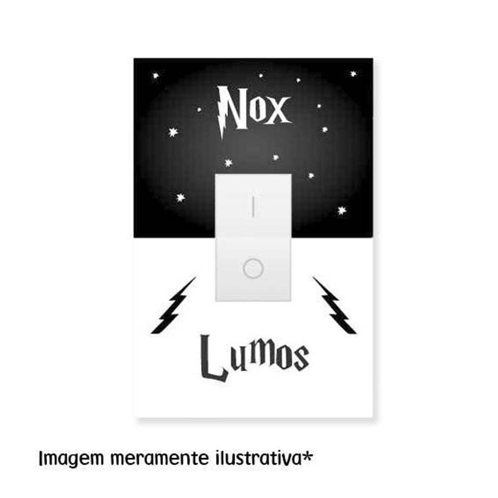 Adesivo Interruptor Lumos Nox