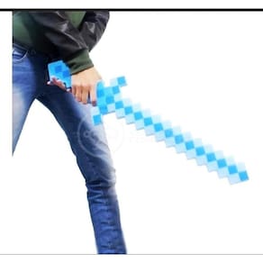 Brinquedo Espada Minecraft Game, Ninja, Com Luz E Som 58 Cm