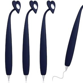 Canetas magnéticas Glenmal Funny Wiggle Pen Black Ink, conjunto de 3