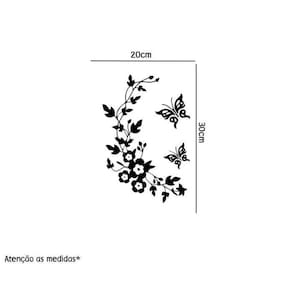 Adesivo Para Vaso Sanitário Floral