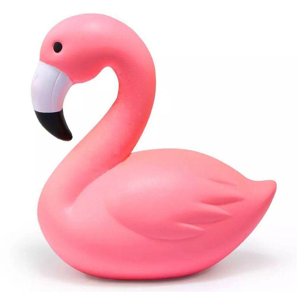 Squishy De Apertar Fidget Toy Flamingo Rosa