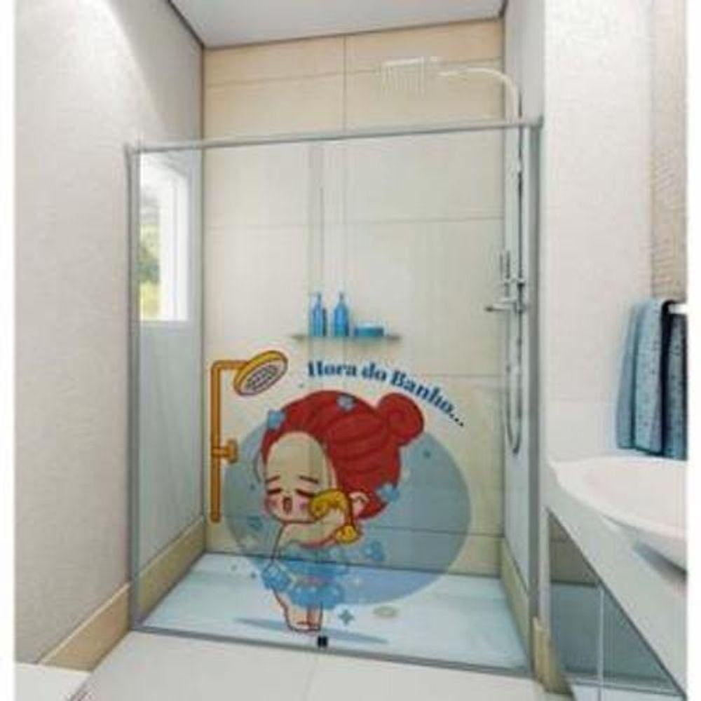 Adesivo De Box Hora Do Banho