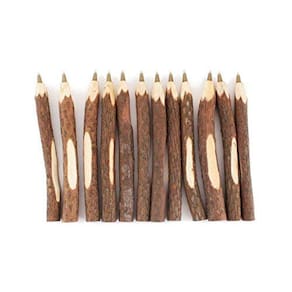 Caneta esferográfica SKKSTATIONERY Real Wooden Branch 12 unidades