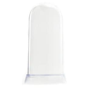 200 Redomas Acrílico Base Cristal/Transparente Pequena 11 Cm