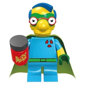 Proton Milhouse Bonecos Blocos De Montar The Simpsons