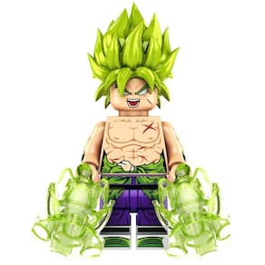 Boneco Blocos De Montar Broli Dragon Ball Z Super