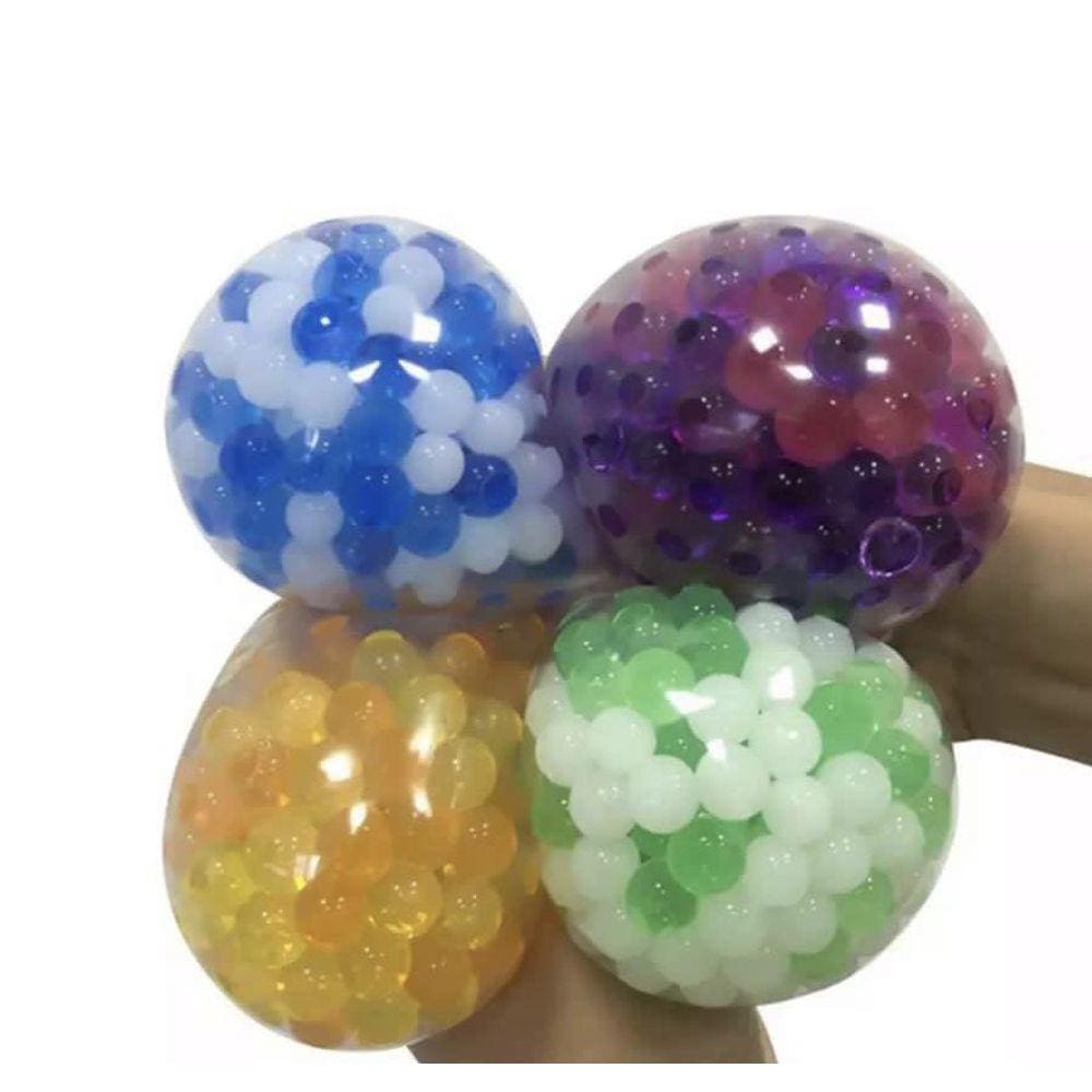 Squishy Fidget Toy Anti Stress Bola Orbeez Rosa E Roxo