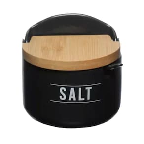 Saleiro Cozinha Porcelana Manhattan Hauskraft 300Ml Preto