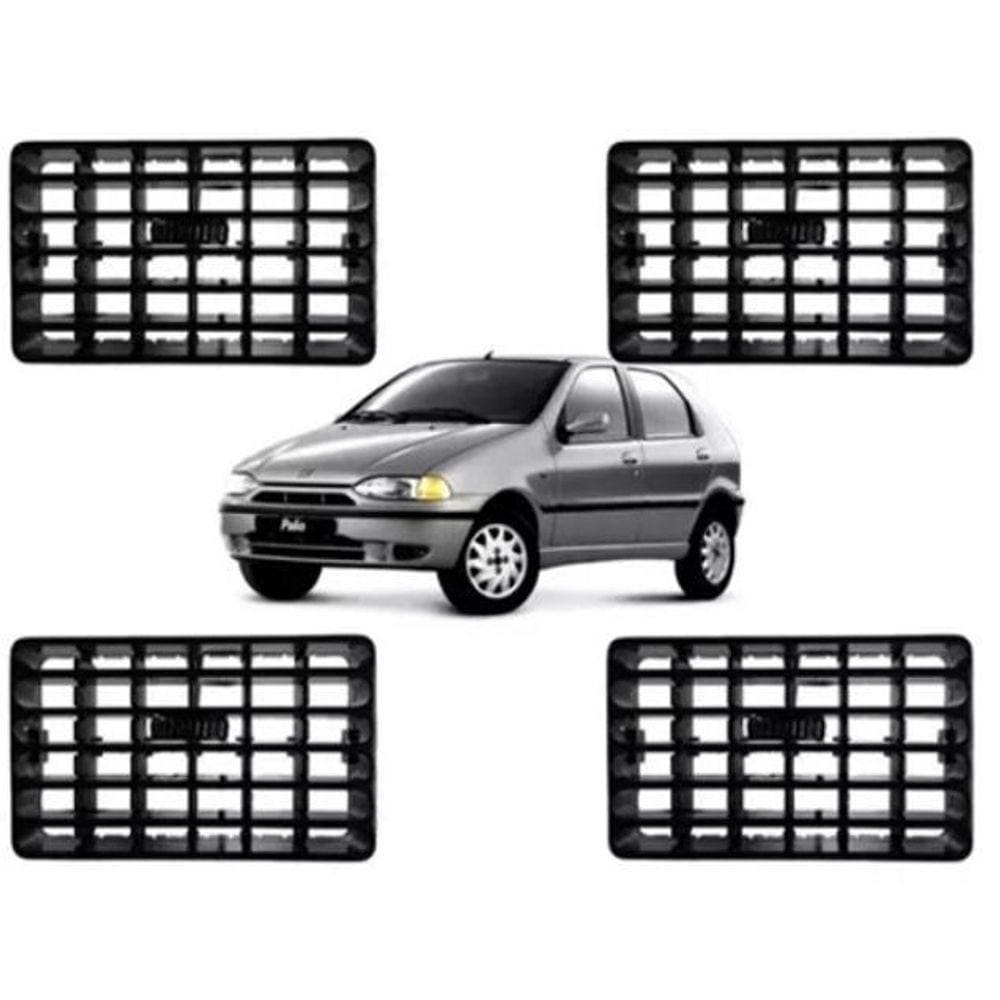 Kit 4 Difusor Ar Painel Palio Siena 1996 98 99 00 01 02 2003