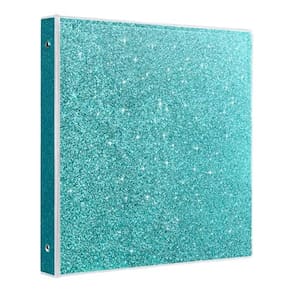 Binder EYROZILL 3 anéis redondos de 2,54 cm, 300 folhas, azul-petróleo