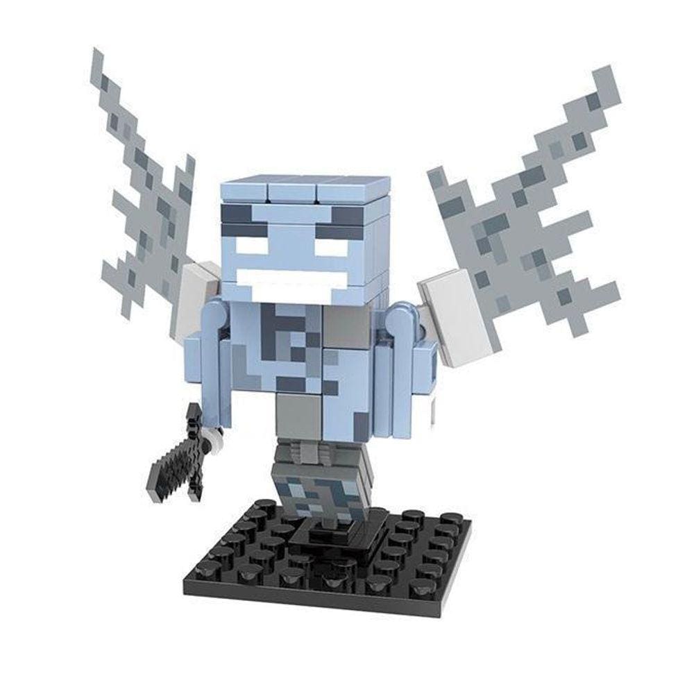 Boneco Minifigure Blocos De Montar Vex Minecraft