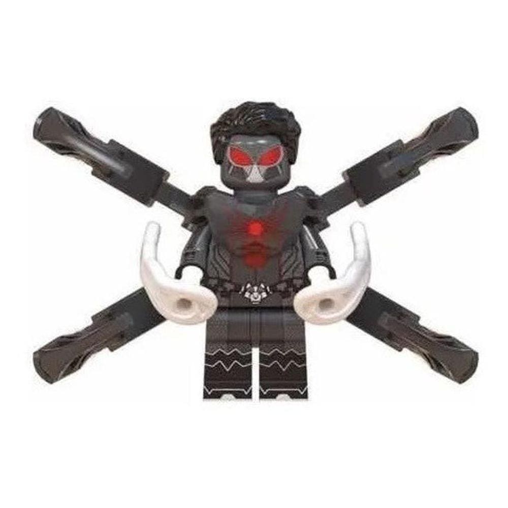 Boneco Blocos De Montar Homem Aranha Lobo