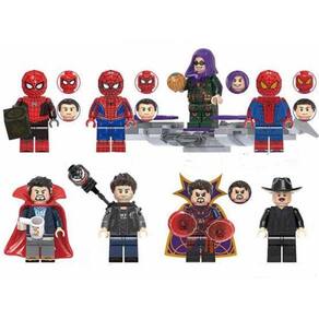 Bonecos Blocos De Montar Homem Aranha No Universo Da Loucura