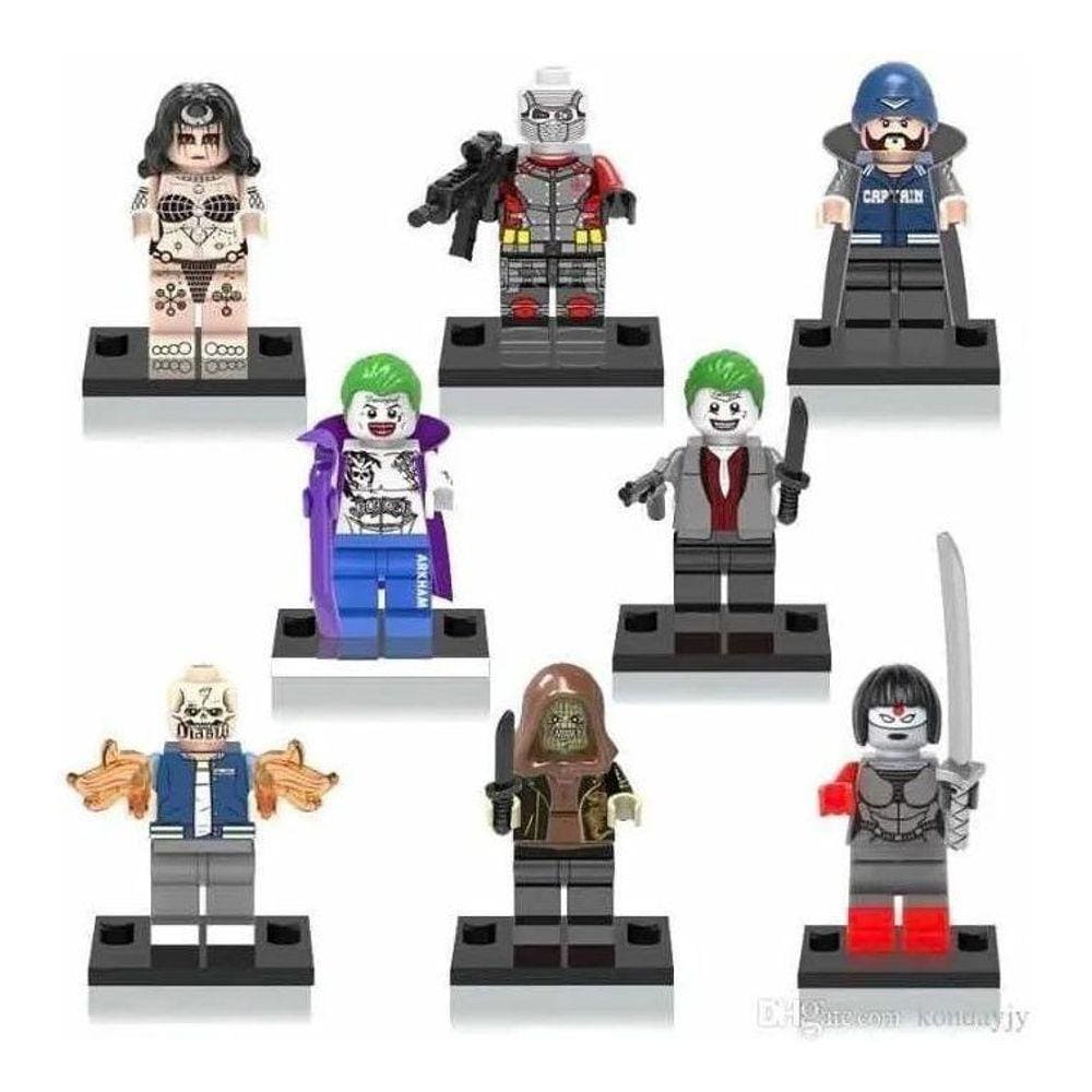 Bonecos Blocos De Montar Esquadrão Suicida Coringa Katana