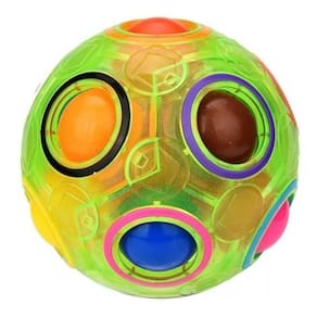 Magic Ball Rubik`S Cube Fidget Toy Rainbow Bilho Anti Stress