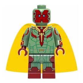 Boneco Blocos De Montar Visão Vingadores Feiticeira