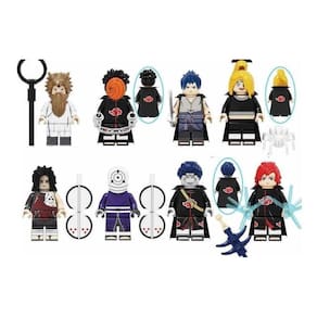 Blocos De Montar Coleção Naruto Com 46 Bonecos