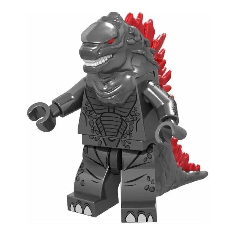 Boneco Blocos De Montar Ash Godzilla
