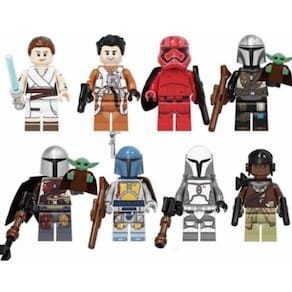 Mandalorian Blocos De Montar Boba Fett Baby Yoda Boneco
