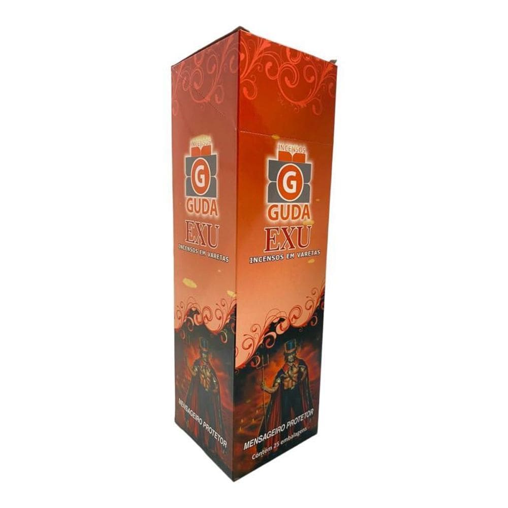 Incenso Exu Guda Indiano 25 Caixas Com 7 Varetas