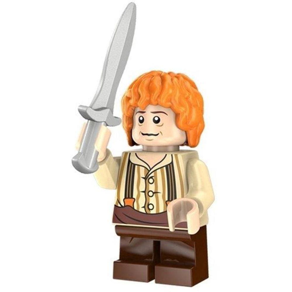Minifigures Bilbo Baggins Suspensório Filme Senhor Dos Anéis