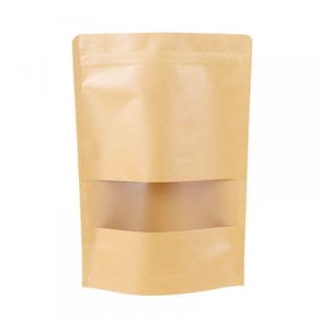 Saco Zip Kraft Visor Stand Up Pouch 23X35 C/50Un