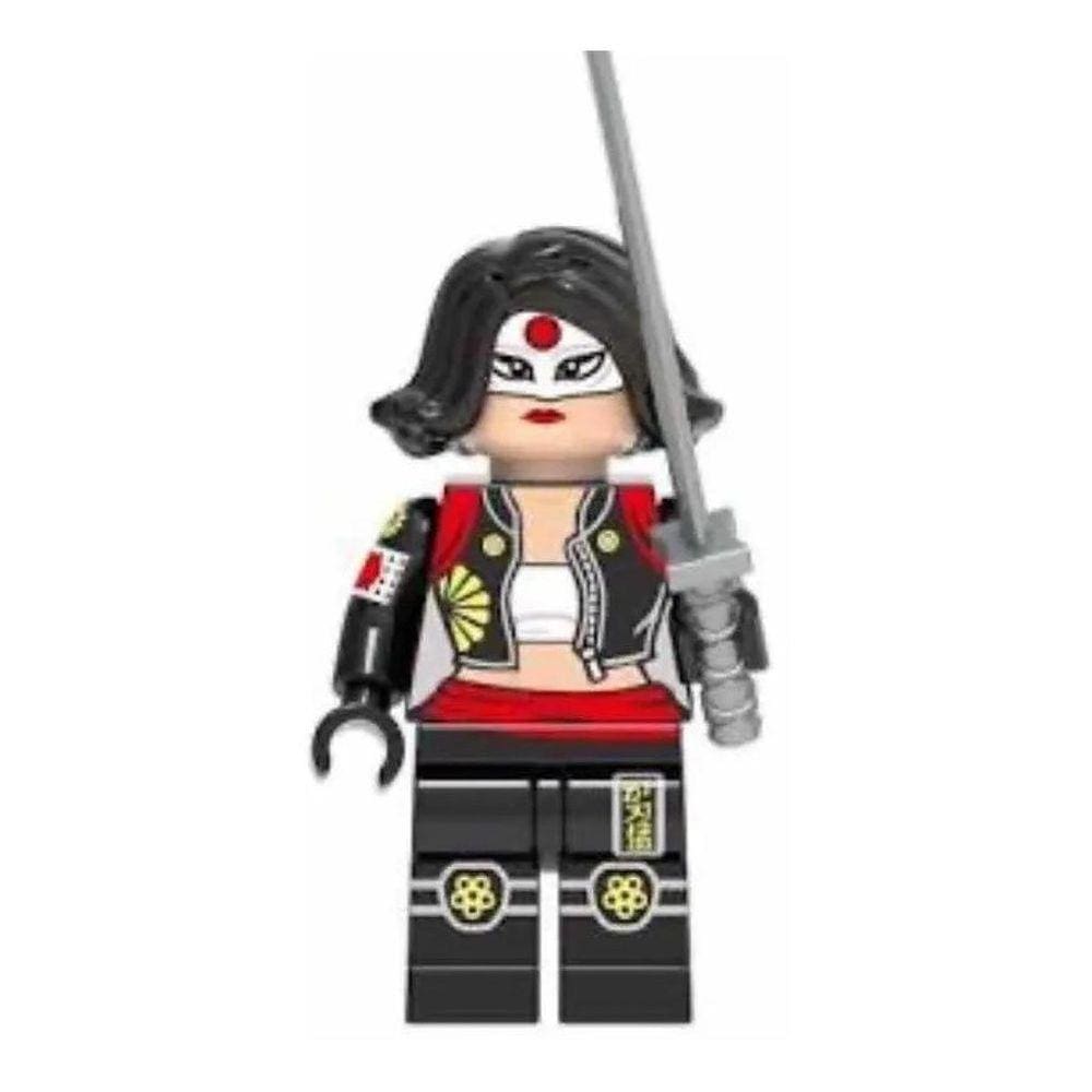 Boneco Blocos De Montar Katana Esquadrão Suicida Dc