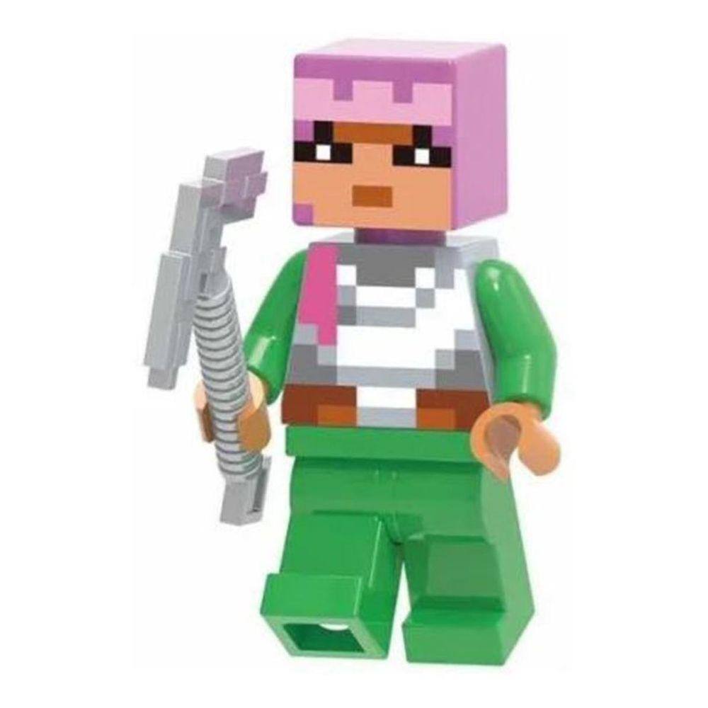 Hedwig Minecraft Boneco Minifigure Blocos De Montar