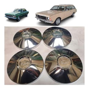 Jogo 4 Calotas Opala 1964 A 1978 Caravan Modelo Vulcãozinho
