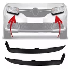 Moldura Friso Farol Logan Sandero 2014-2019 Renault