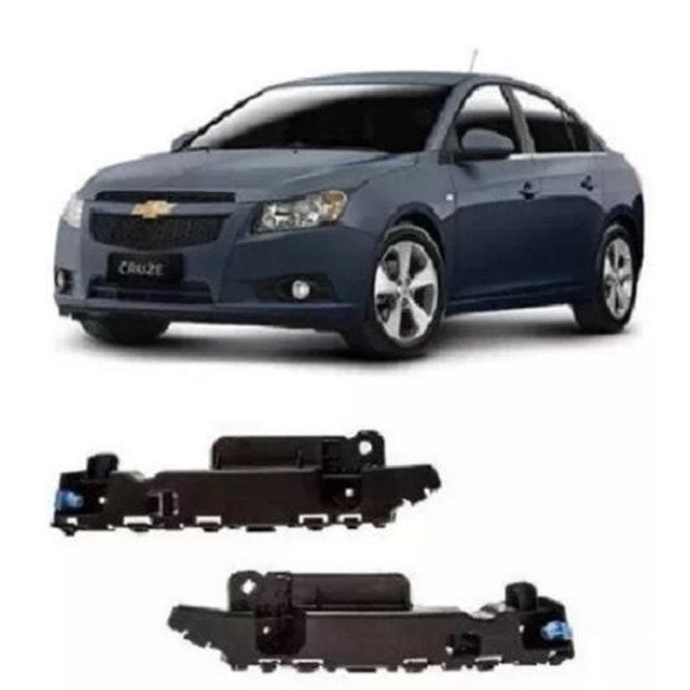 Par Suporte Guia Parachoque Dianteiro Cruze 2012 13 A 2016