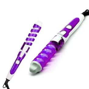 Modelador De Cachos Spiral Hair Curler Roxo Profissional