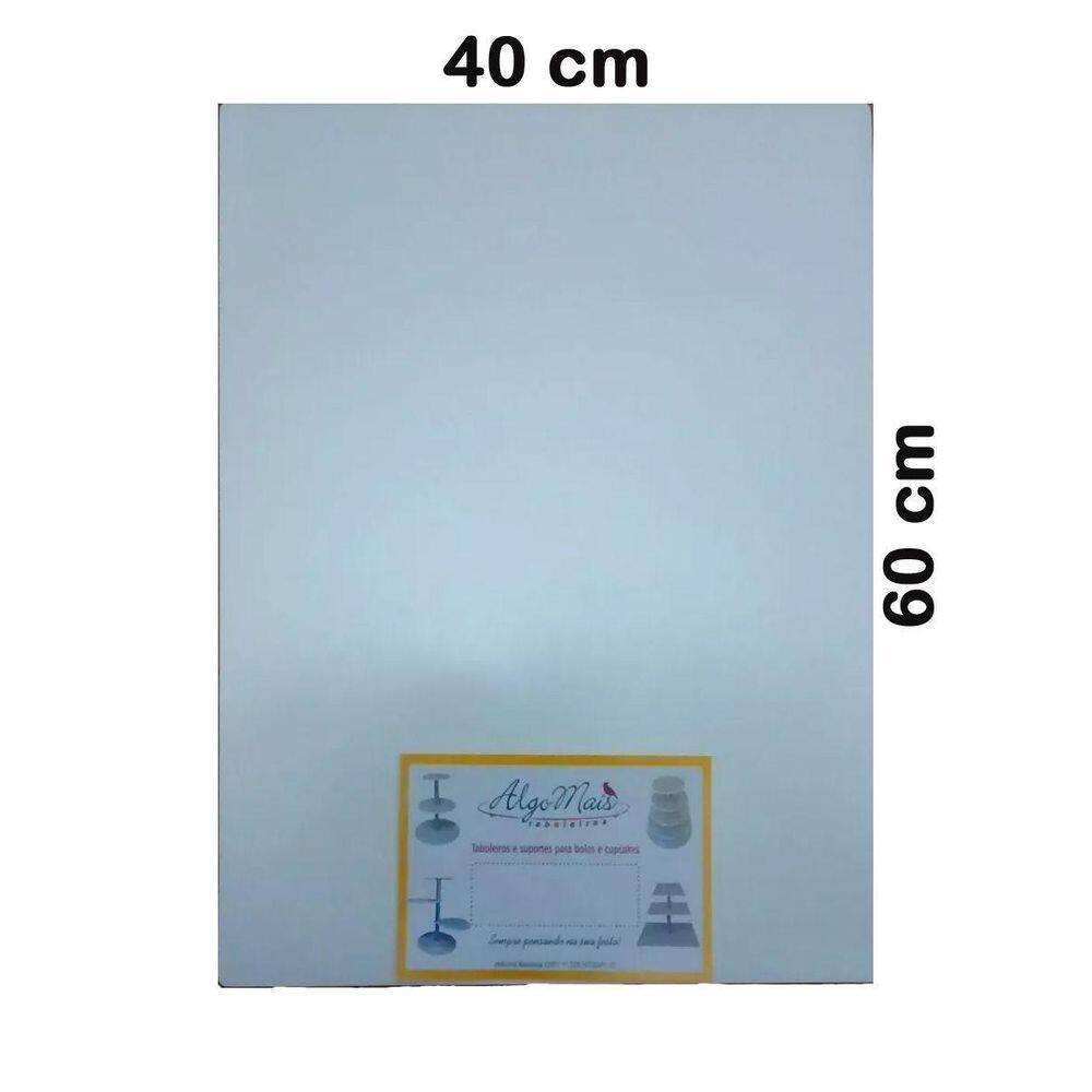 Tábua Branca Retangular 40X60Cm Algo Mais