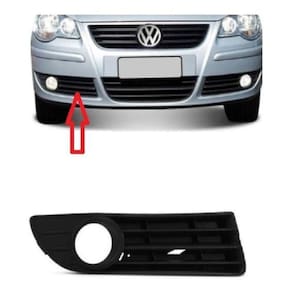 Grade Moldura Com Milha Polo Hatch Sedan 2006 A 20