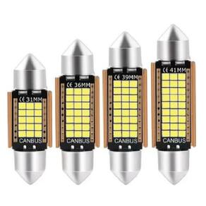Kit 3 Lâmpadas Led Torpedo Canbus 41mm Canceller