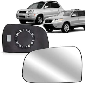 Lente Retrovisor Tucson 06/14 Santa Fé 07/09 S/ Aquecedor Le