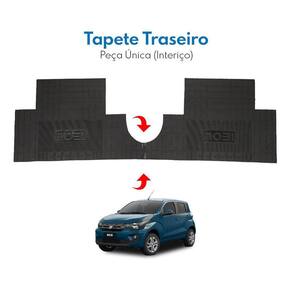 Jogo Tapete Interno Reforçado Fiat Mobi 2016 Em Diante Preto