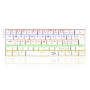 Redragon Teclado Mecanico Lakshmi Branco Rainbow Switch