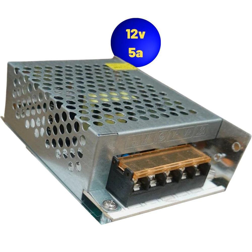 Fonte Chaveada 12V - 5A Colmeia Bivolt  F 