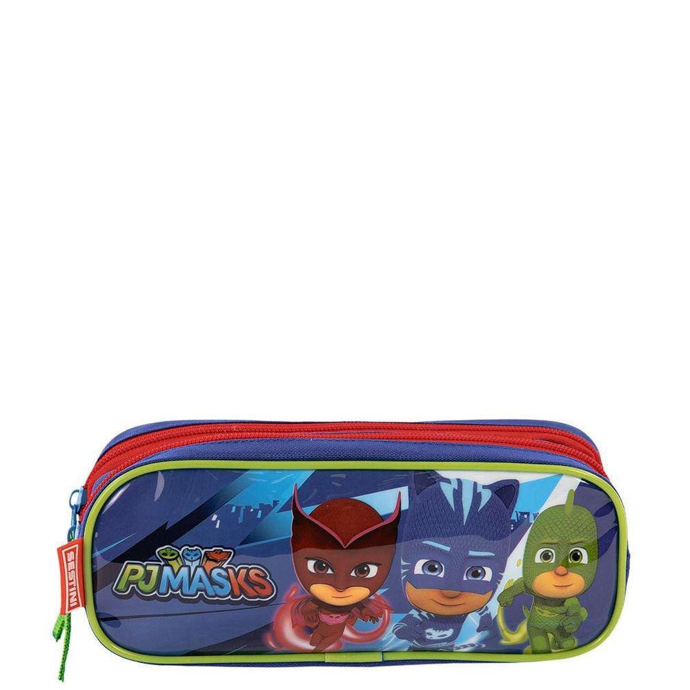 Estojo 2 Comp PJ Masks - Colorido - Inmetro