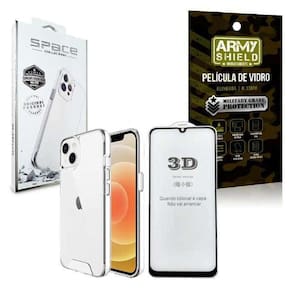 Kit Capinha Space + Samsung A03 Core + Película De Vidro 3D