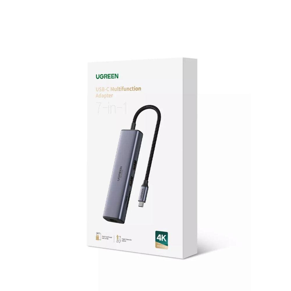 Hub Usb-C Ugreen 7 Em 1 Dockstation Hdmi 4K Thunderbolt 3.0