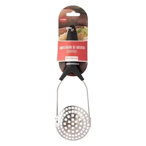 Amassador De Batatas Dobrável Legumes Espremedor Inox 29Cm