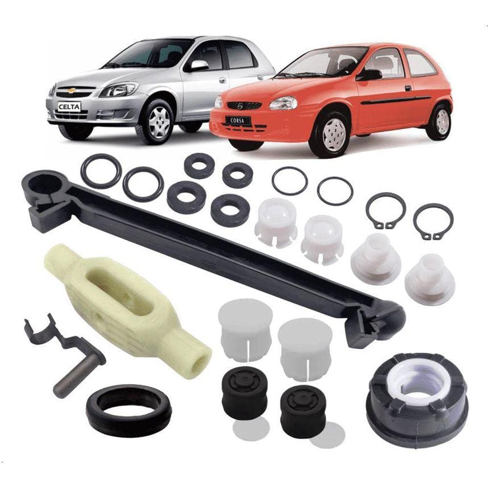Kit Reparo Alavanca Câmbio e Trambulador Corsa Celta - Kazan
