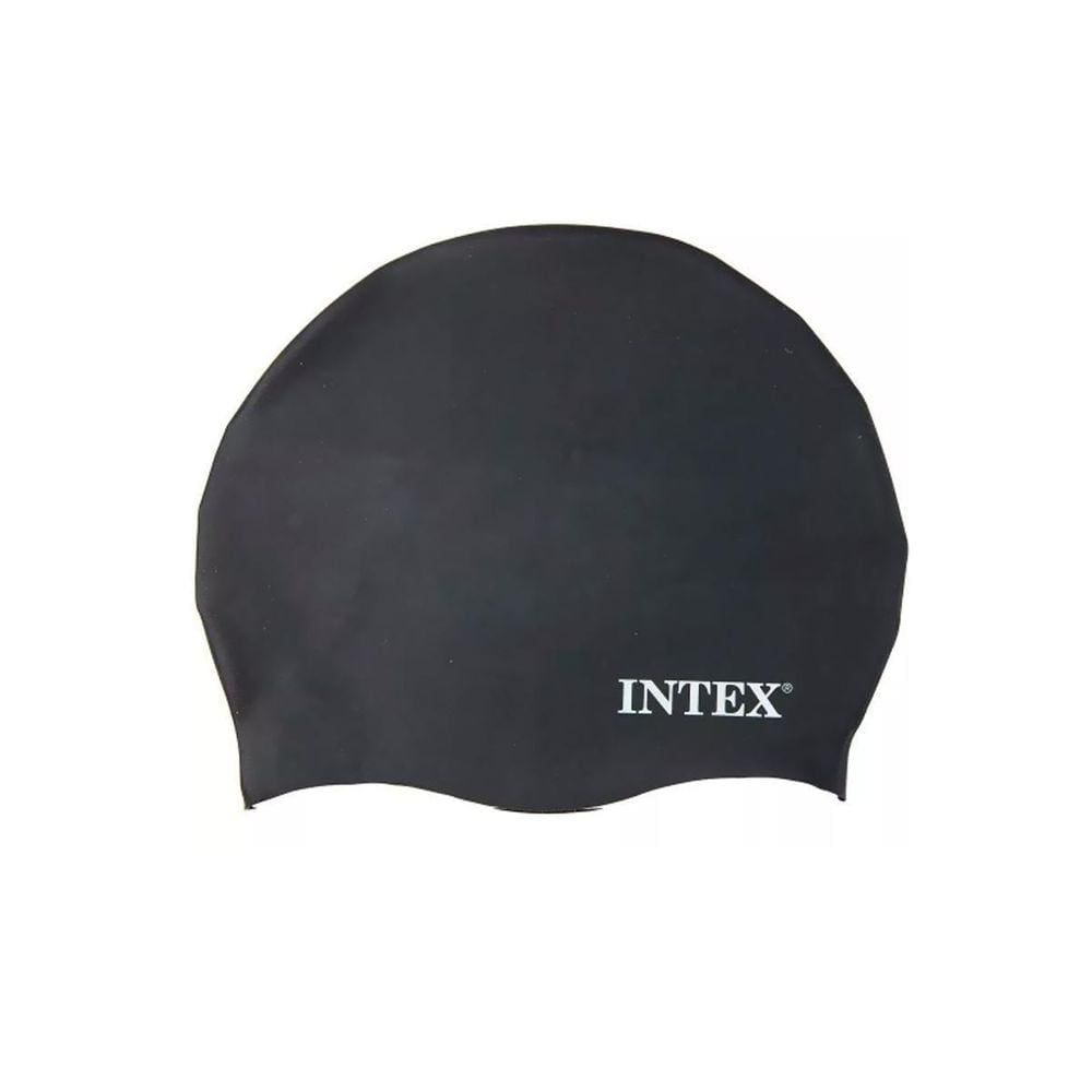 Touca De Silicone Para Natação Preta