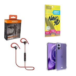 Kit Capa Motorola Edge 30 Neo Fone Bluetooth E Película 9D