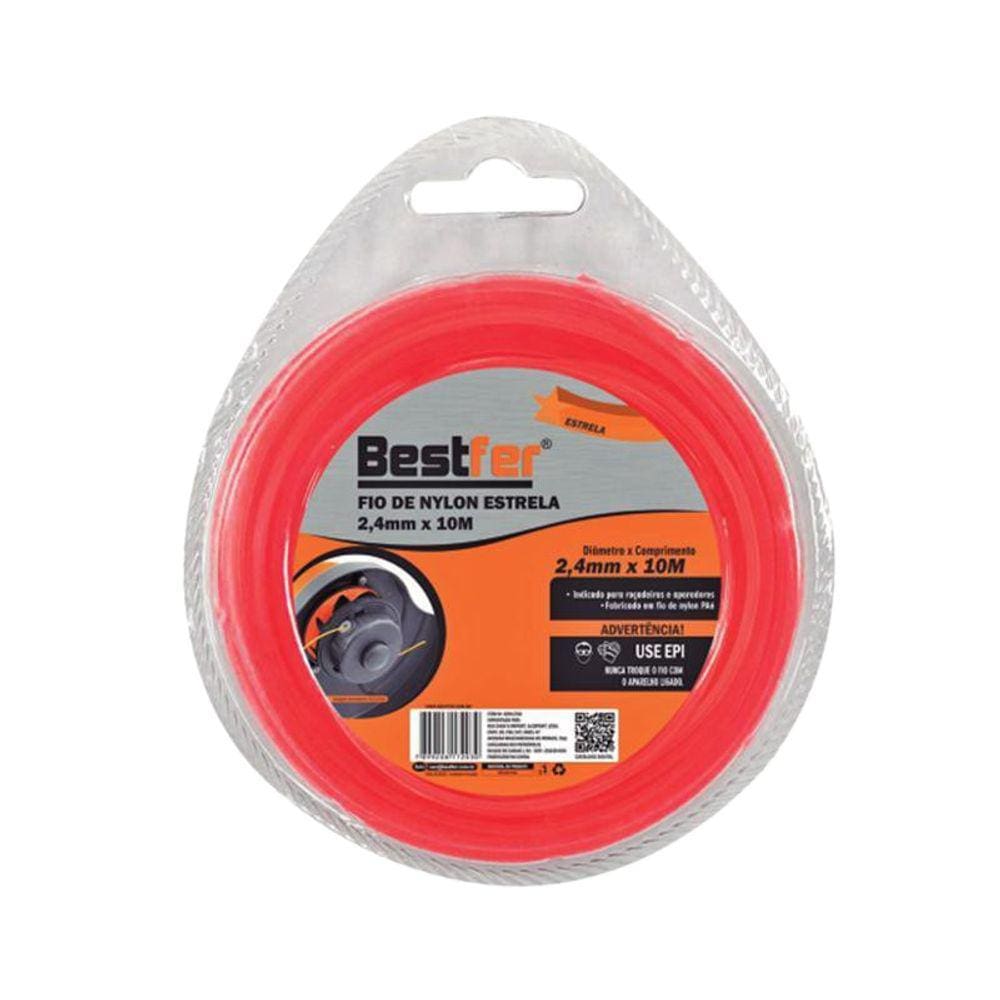 Fio De Nylon Estrela 2,4Mmx10M