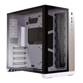 Gabinete Gamer Lian Li O11 Dynamic, Lateral e Frontal em Vidro Temperado, USB-C, USB 3, E-ATX Branco