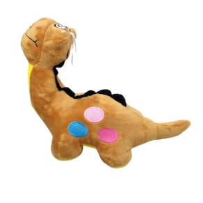 Dinossauro Pelúcia Marrom 26 Cm Comprimento