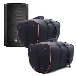 Kit 2 Bolsa Case Capa Bag Para Caixa Eletrovoice Elx200 10p